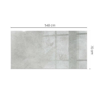 Pravokotna steklena mizna plošča z natisom Praskine na betonski površini