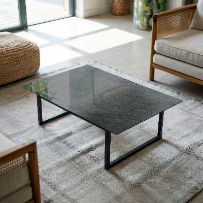 Dekorativna steklena mizna plošča z natisom Motiv kamnite teksture