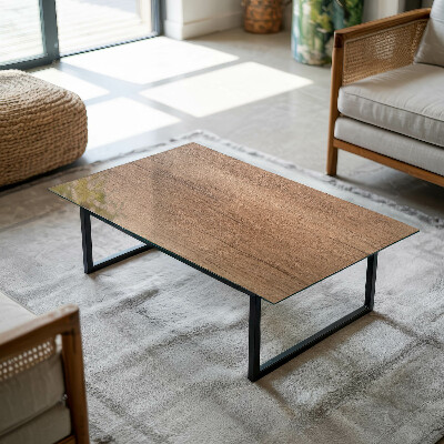 Dekorativna steklena mizna plošča z natisom Čar naravnega lesa