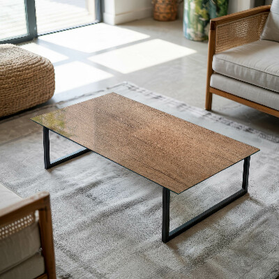 Dekorativna steklena mizna plošča z natisom Čar naravnega lesa