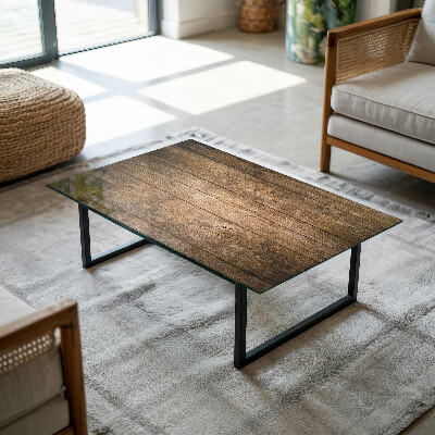 Pravokotna steklena mizna plošča Ekološka struktura lesa