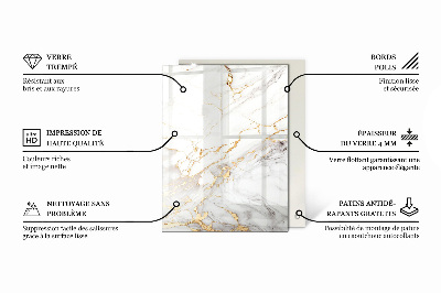 Pravokotna steklena mizna plošča Ekološka struktura lesa