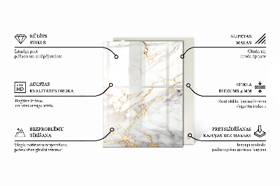 Pravokotna steklena mizna plošča Ekološka struktura lesa