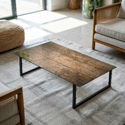 Pravokotna steklena mizna plošča Ekološka struktura lesa