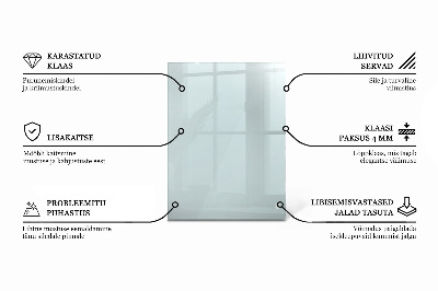 Pravokotna steklena mizna plošča prozorna
