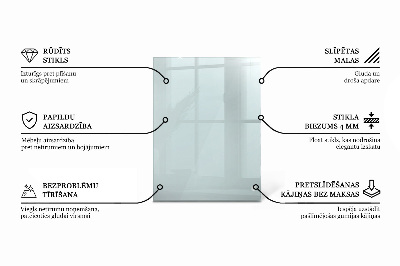 Pravokotna steklena mizna plošča prozorna