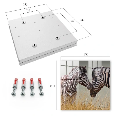 Omarica za ključe Zebre skupaj
