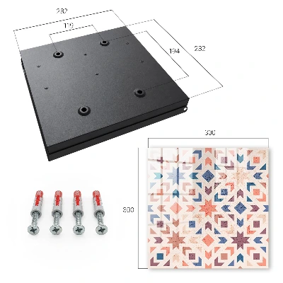 Škatla za ključe Geometrijski vzorec