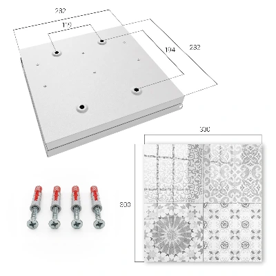 Omarica za ključe z geometrijskimi vzorci