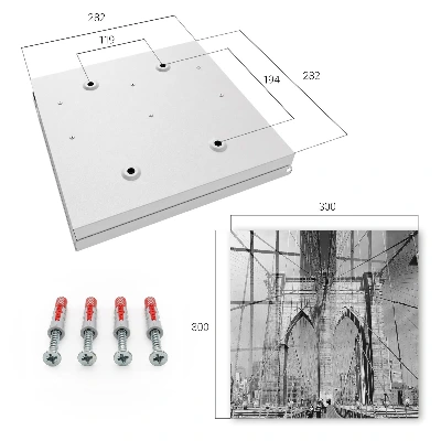 Škatla za ključe z motivom ikoničnega mostu