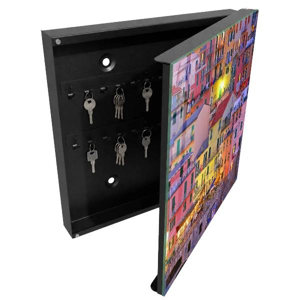 Škatla za ključe z motivom Barve mesta