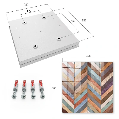 Omarica za ključe Slog ribje kosti