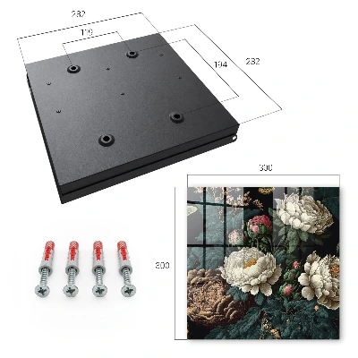 Omarica za ključe Cvetovi potonike
