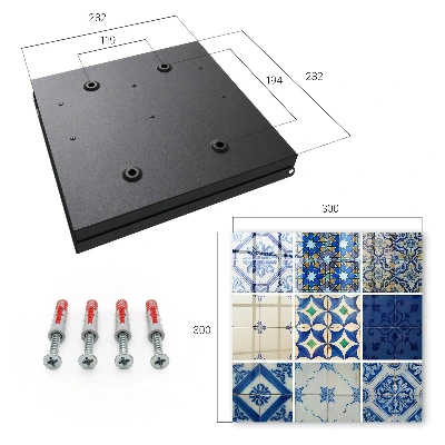 Omarica za ključe z motivom ploščic Azulejos
