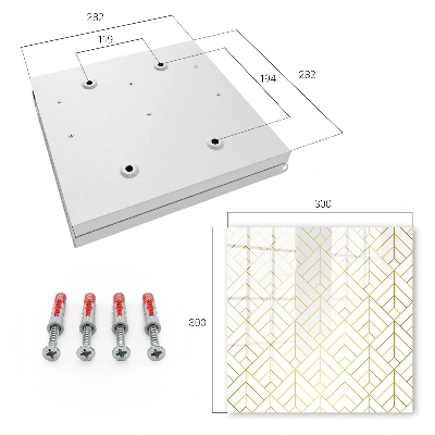 Škatla za ključe Elegantna geometrija