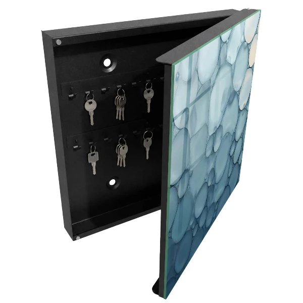 Škatla za ključe Modri ​​mehurčki