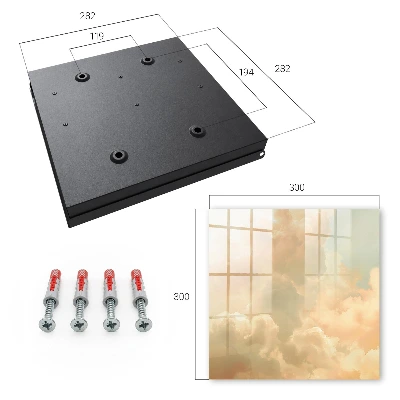 Škatla za ključe Pastelni oblaki