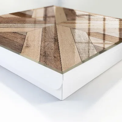 Škatla za ključe Lesena geometrija