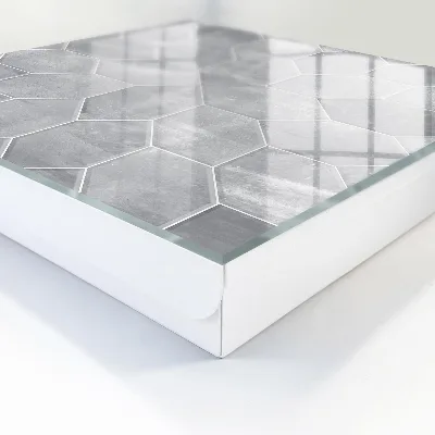 Škatla za ključe Siva geometrija