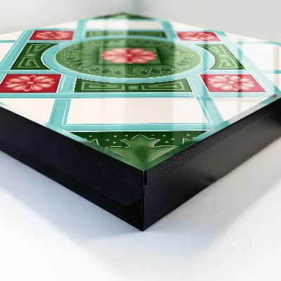 Škatla za ključe Cvetlična geometrija