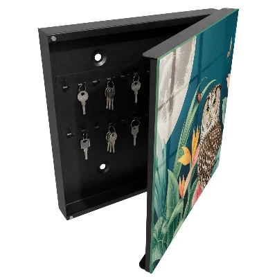 Škatla za ključe z motivom eksotične pokrajine