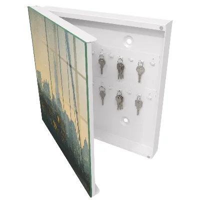 Škatla za ključe z motivom zahodno od mesta
