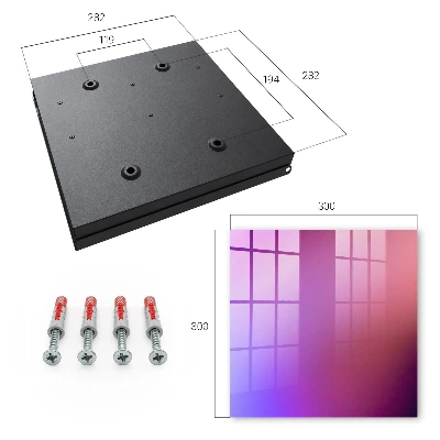 Škatla za ključe z barvitim prelivom