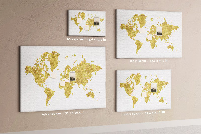Plutovinasta tabla Zlati zemljevid