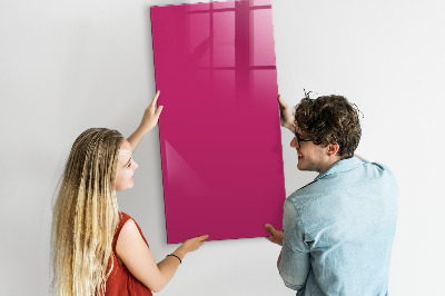 Magnetna tabla Močna roza barva