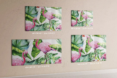 Magnetna tabla za risanje Naravni flamingi