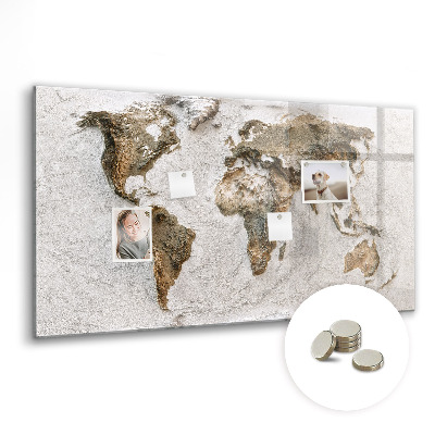 Magnetna tabla za decu Zemljevid starega sveta