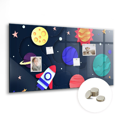 Magnetna tabla za magnete Otroški kozmos
