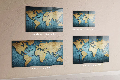Magnetna tabla za decu 3D zemljevid sveta