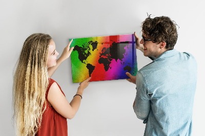 Magnetna tabla za decu Zemljevid sveta