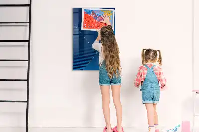 Tabla piši-briši z dekorativnim vzorcem