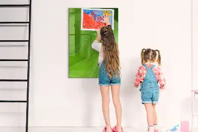 Magnetna tabla za pisanje z motivom abstrakcije valov
