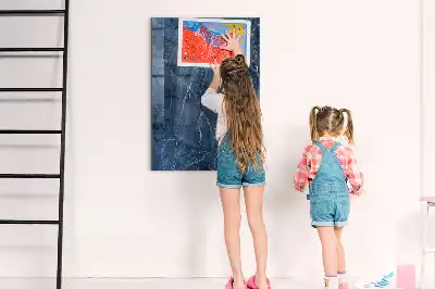 Tabla piši-briši z dekorativnim videzom marmorja
