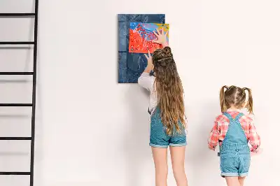Tabla piši-briši z dekorativnim videzom marmorja
