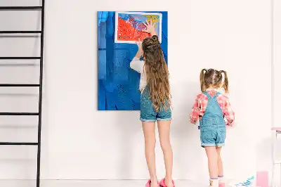 Magnetna tabla za pisanje z motivom ptičjih peres