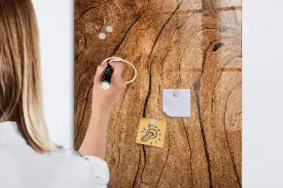 Magnetna tabla za pisanje starinski leseni okvir