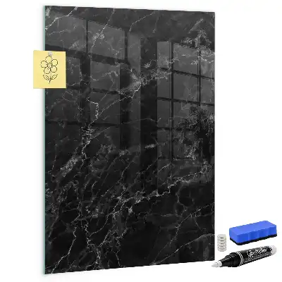 Magnetna tabla za pisanje v videzu temnega marmorja
