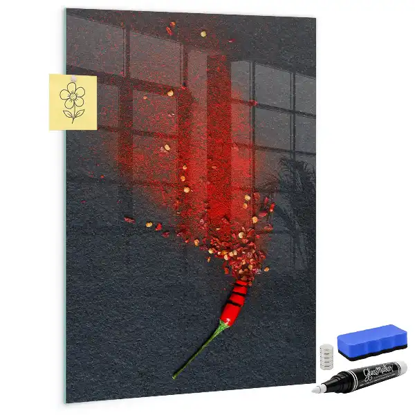 Mleta paprika tabla piši briši