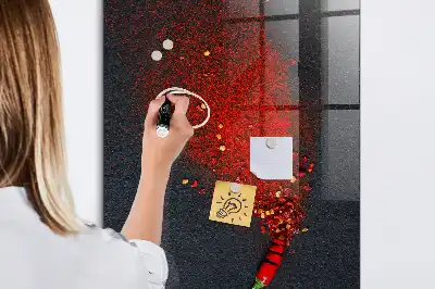 Mleta paprika tabla piši briši