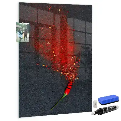 Mleta paprika tabla piši briši