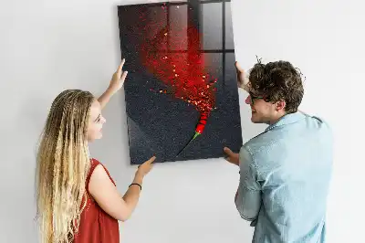 Mleta paprika tabla piši briši
