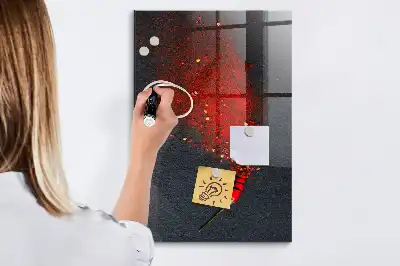 Mleta paprika tabla piši briši