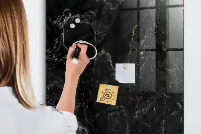 Magnetna tabla za pisanje v videzu temnega marmorja