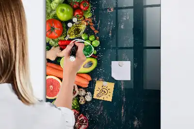 Tabla piši-briši v obliki veganske mize