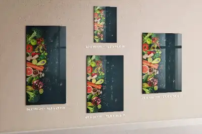 Tabla piši-briši v obliki veganske mize
