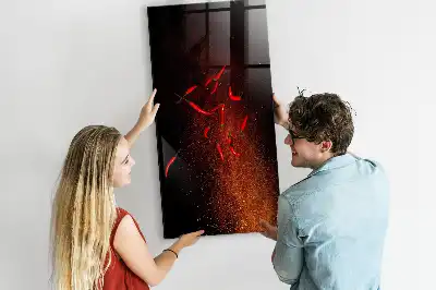 Magnetna tabla za pisanje pekoči čiliji